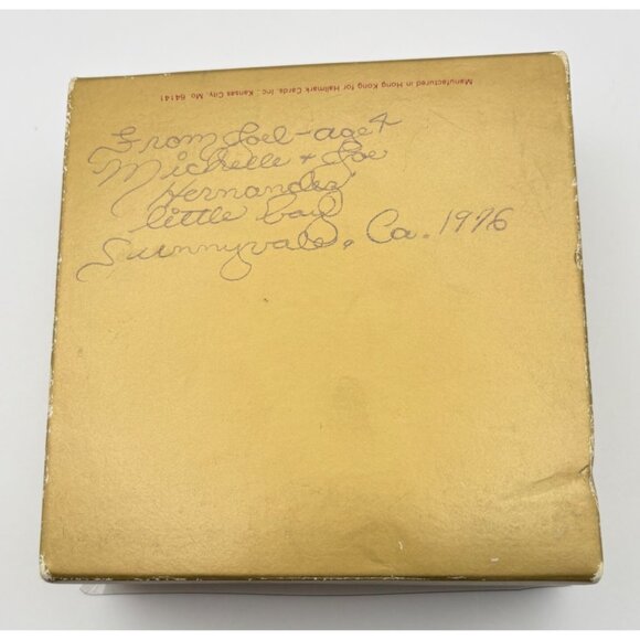 Vintage Hallmark Wooden Christmas 76 Train Engine Ornament Tree Trimmer 70s - Picture 6 of 11